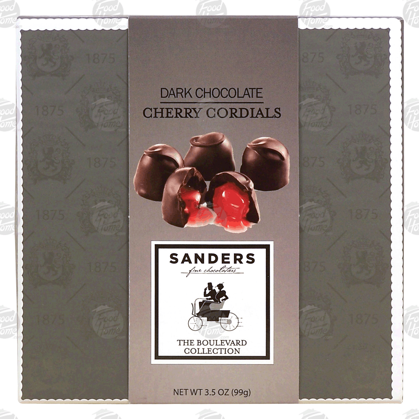 Sander's The Boulevard Collection dark chocolate cherry cordials Full-Size Picture